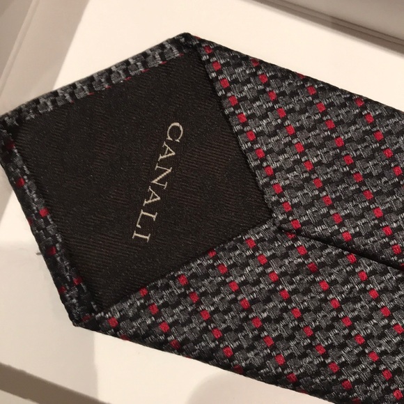 * SOLD* Men’s Canali tie, made in Italy - Picture 5 of 8